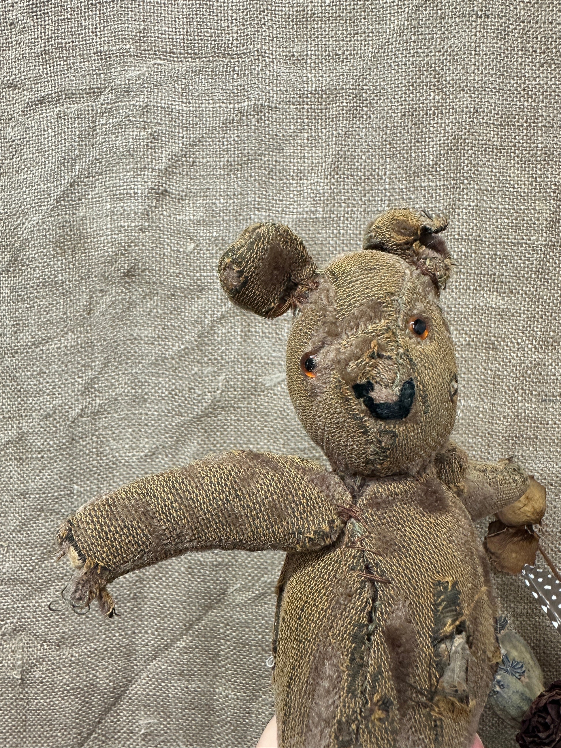 Vintage Worn Teddy Bear The Blind Mole