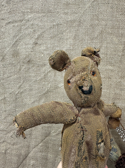 Vintage Worn Teddy Bear The Blind Mole