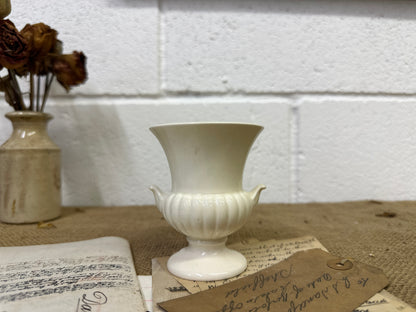 Small White Moonstone Wedgewood Urn
