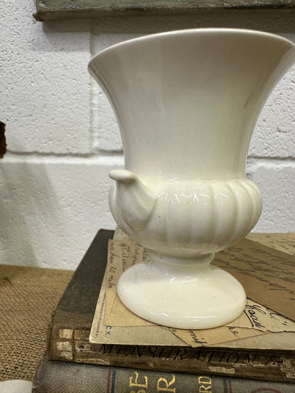 Small White Moonstone Wedgewood Urn