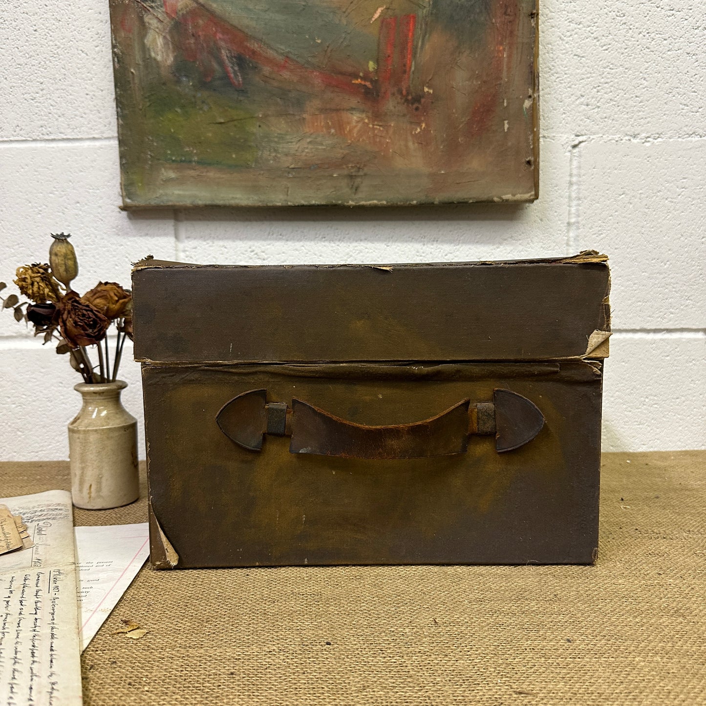 Antique Black Top Hat