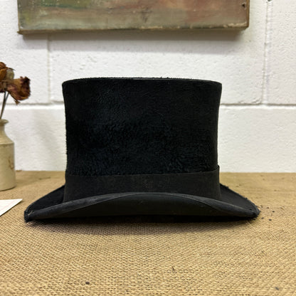 Antique Black Top Hat