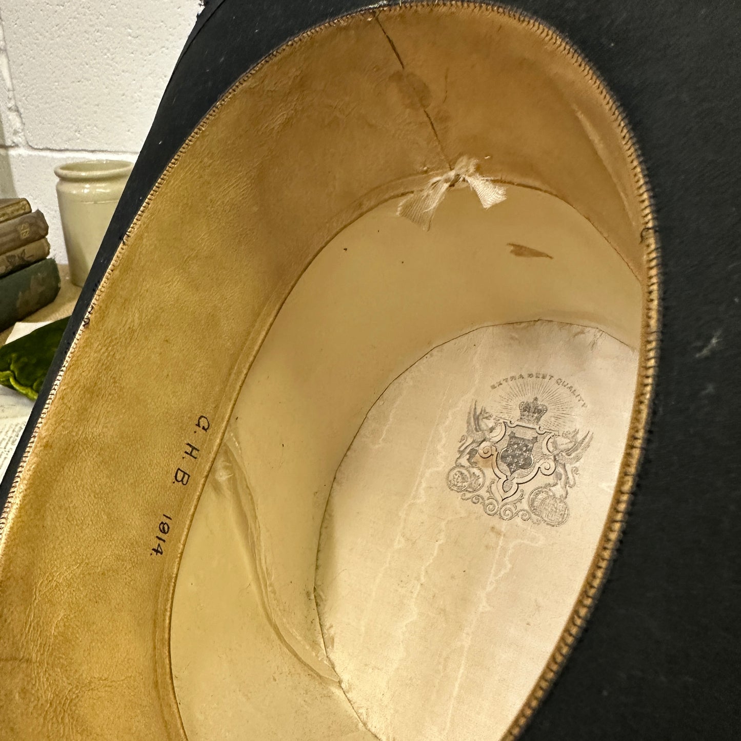 Antique Black Top Hat