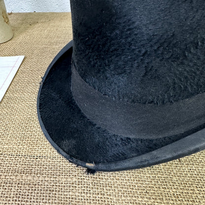 Antique Black Top Hat