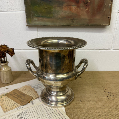 Large Silver Plated Urn