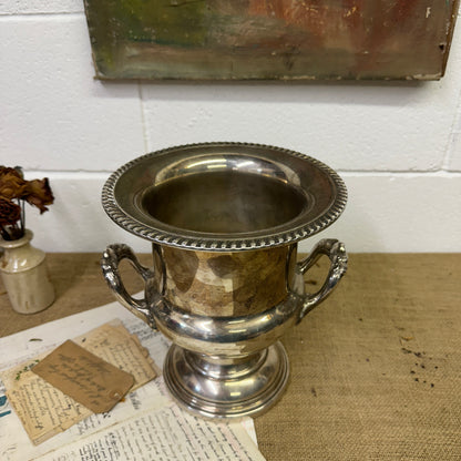 Large Silver Plated Urn