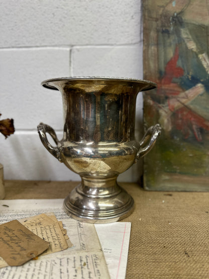 Large Silver Plated Urn