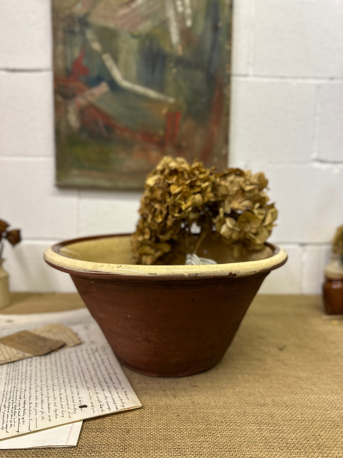 Glazed Antique Diary Confit Bowl