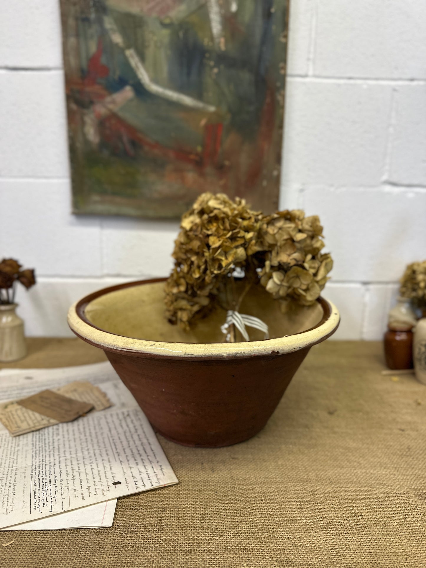 Glazed Antique Diary Confit Bowl