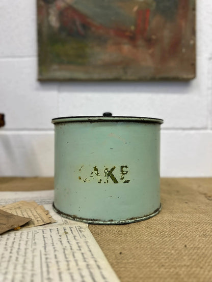 Vintage Enamel Cake Tin - The Blind Mole