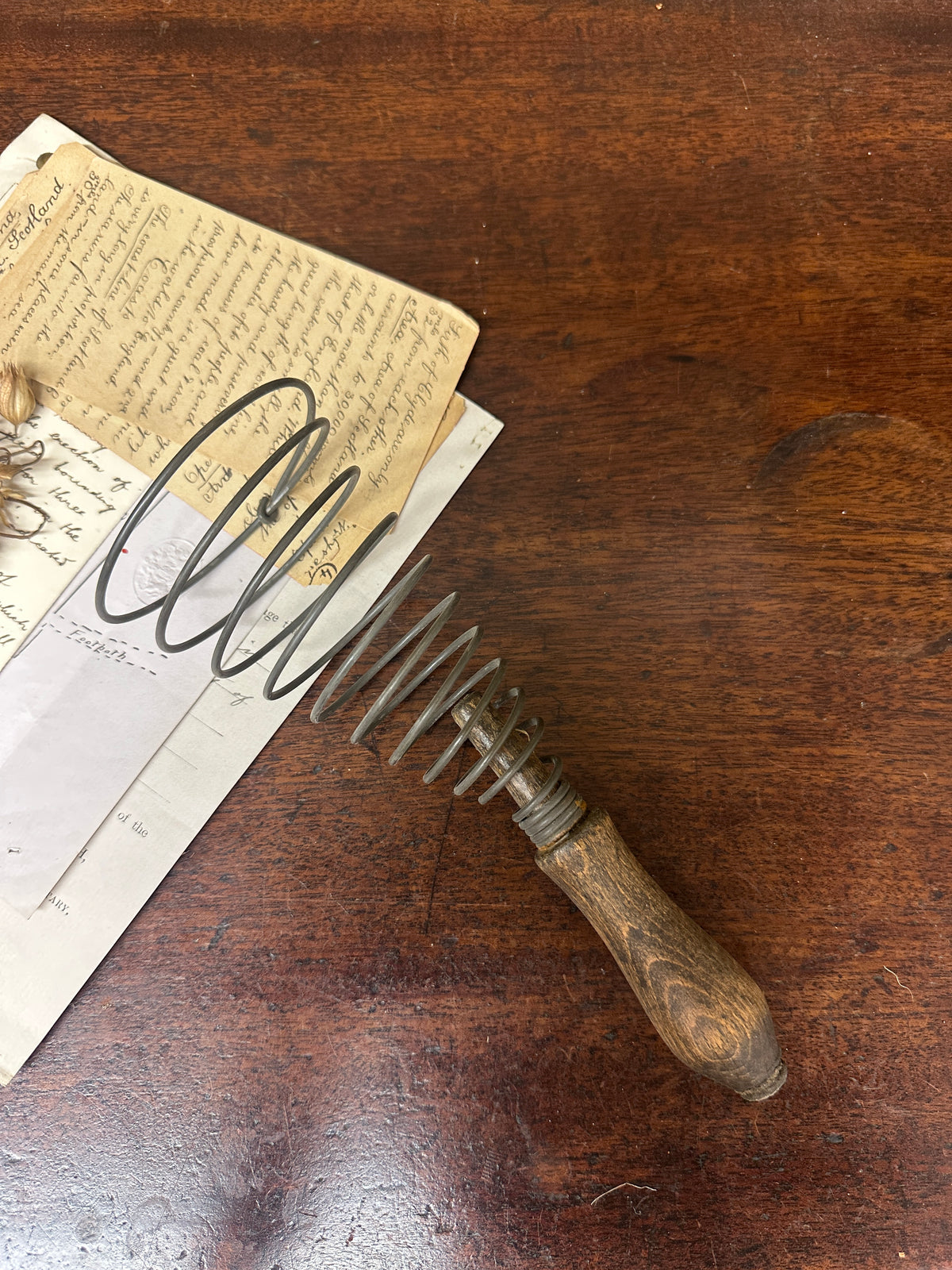 Antique French Spring Whisk