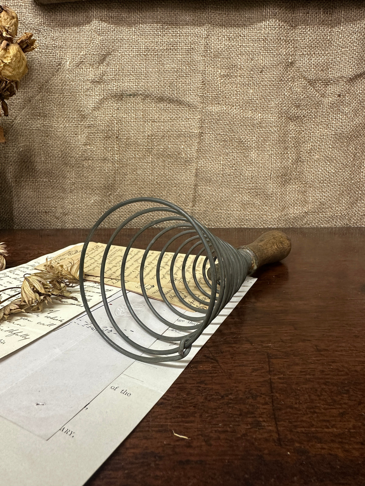 Antique French Spring Whisk