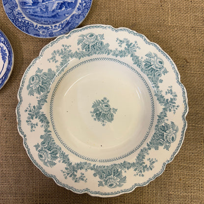 Set of Blue Antique Wall Plates