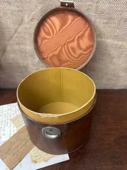 Antique Leather Collar Keepsake Box