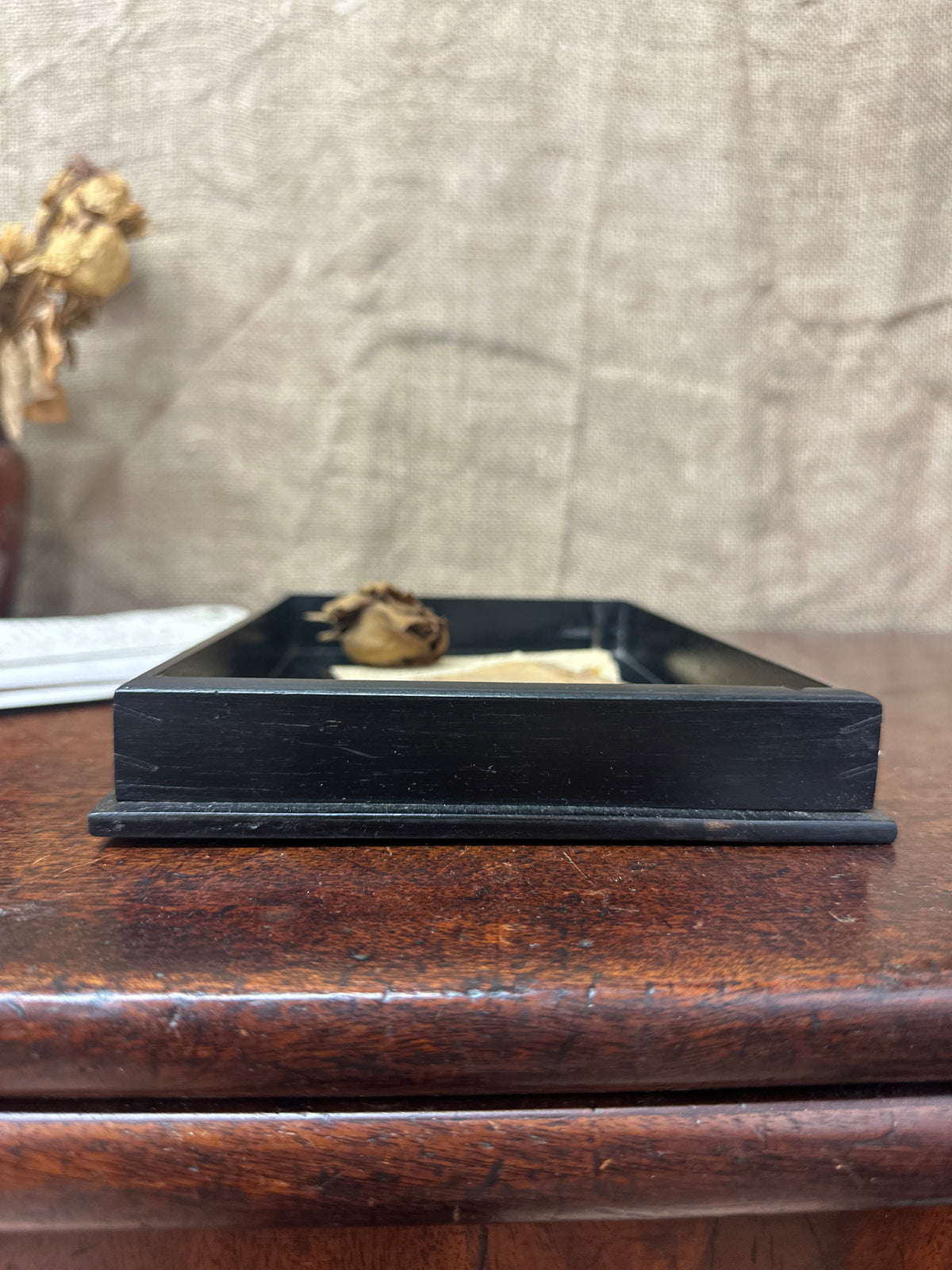 Small Victorian Ebony Tray