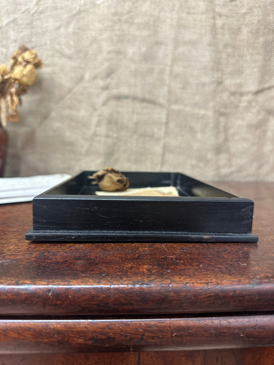 Small Victorian Ebony Tray