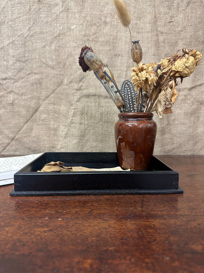 Small Victorian Ebony Tray