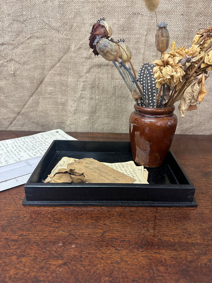 Small Victorian Ebony Tray