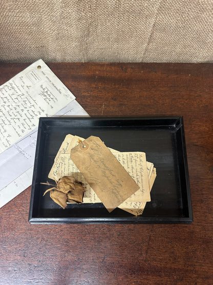 Small Victorian Ebony Tray