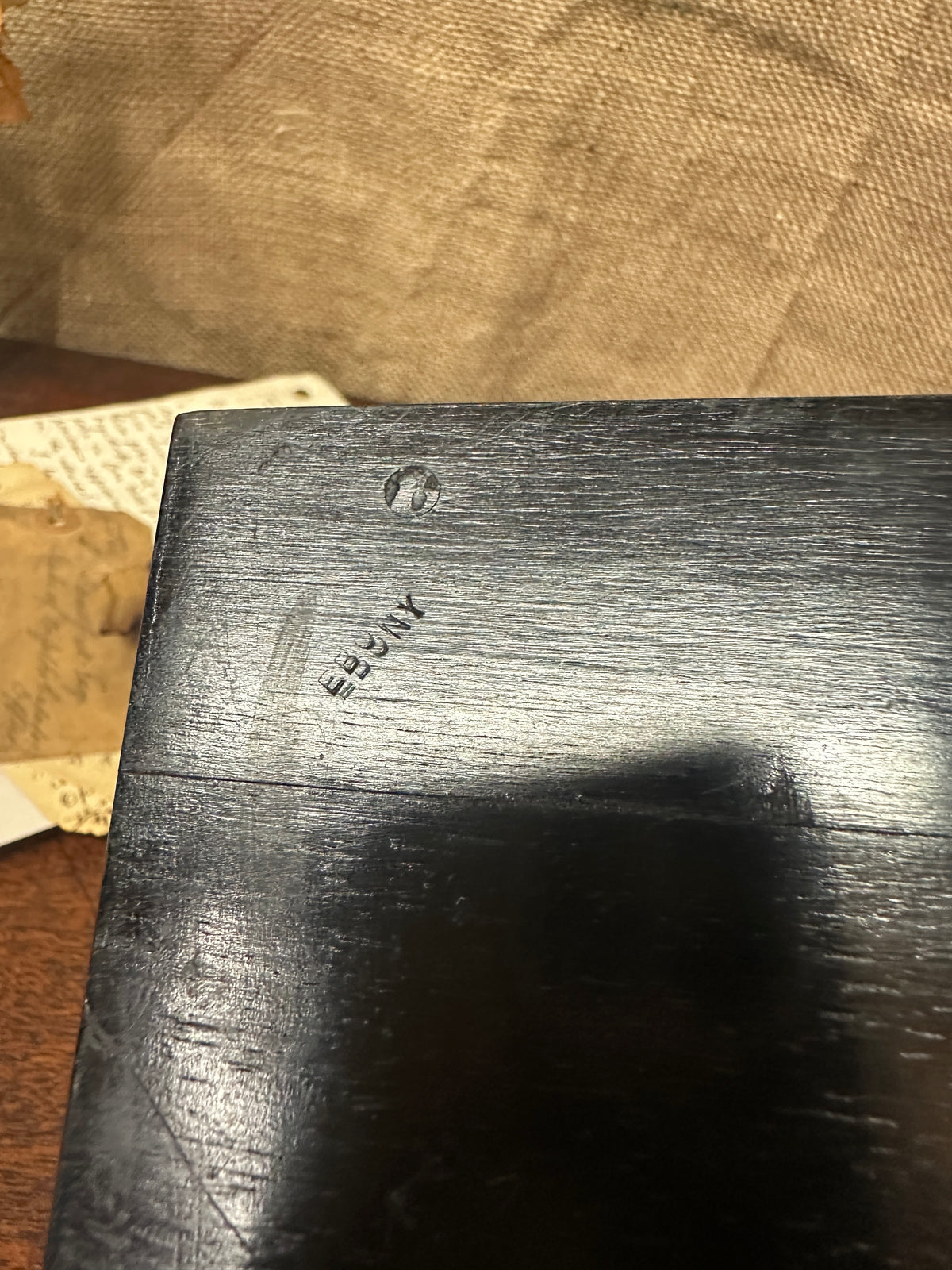 Small Victorian Ebony Tray