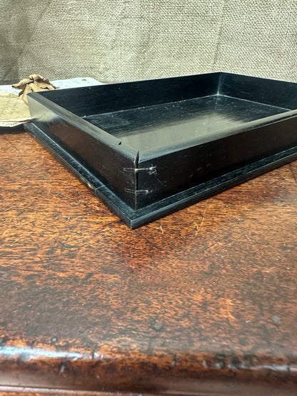 Small Victorian Ebony Tray