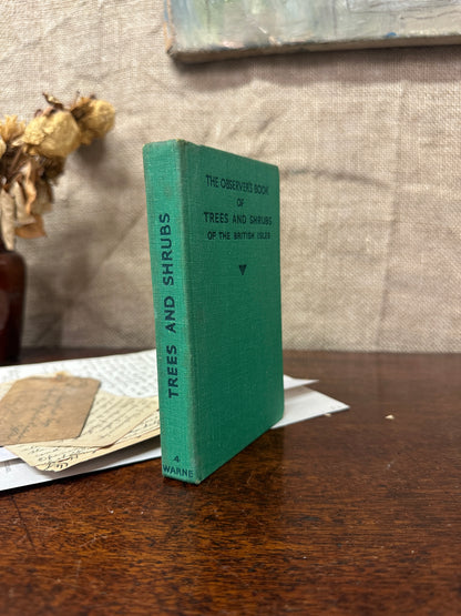 Observer’s book Trees & Shrubs of The British Isles