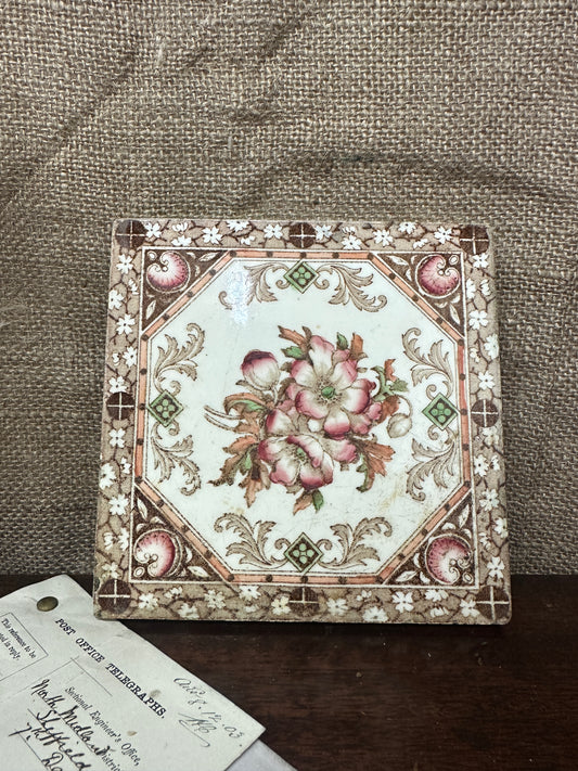 Vintage English Tile - Coaster