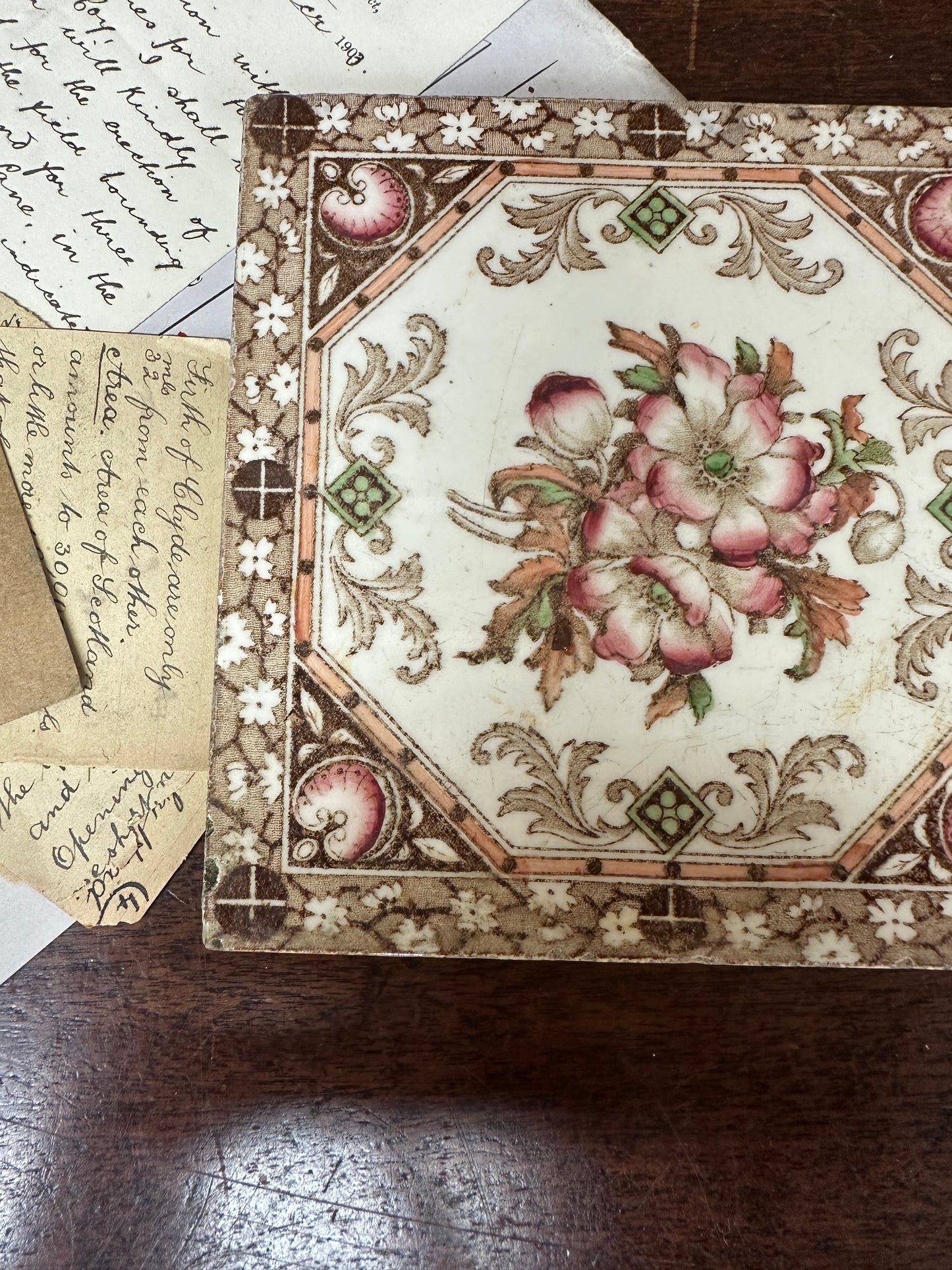 Vintage English Tile - Coaster