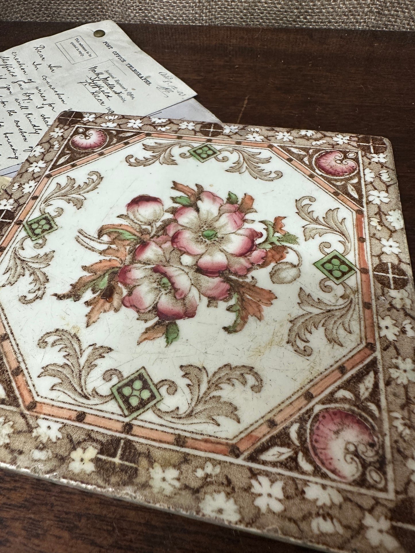 Vintage English Tile - Coaster