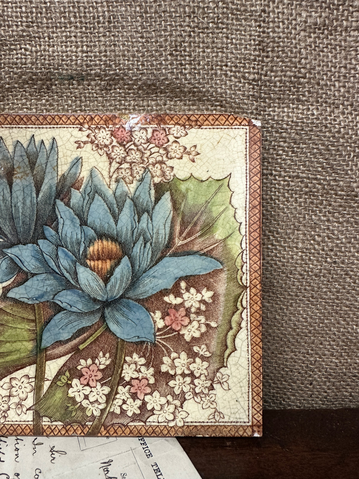 Vintage English Coaster Tile