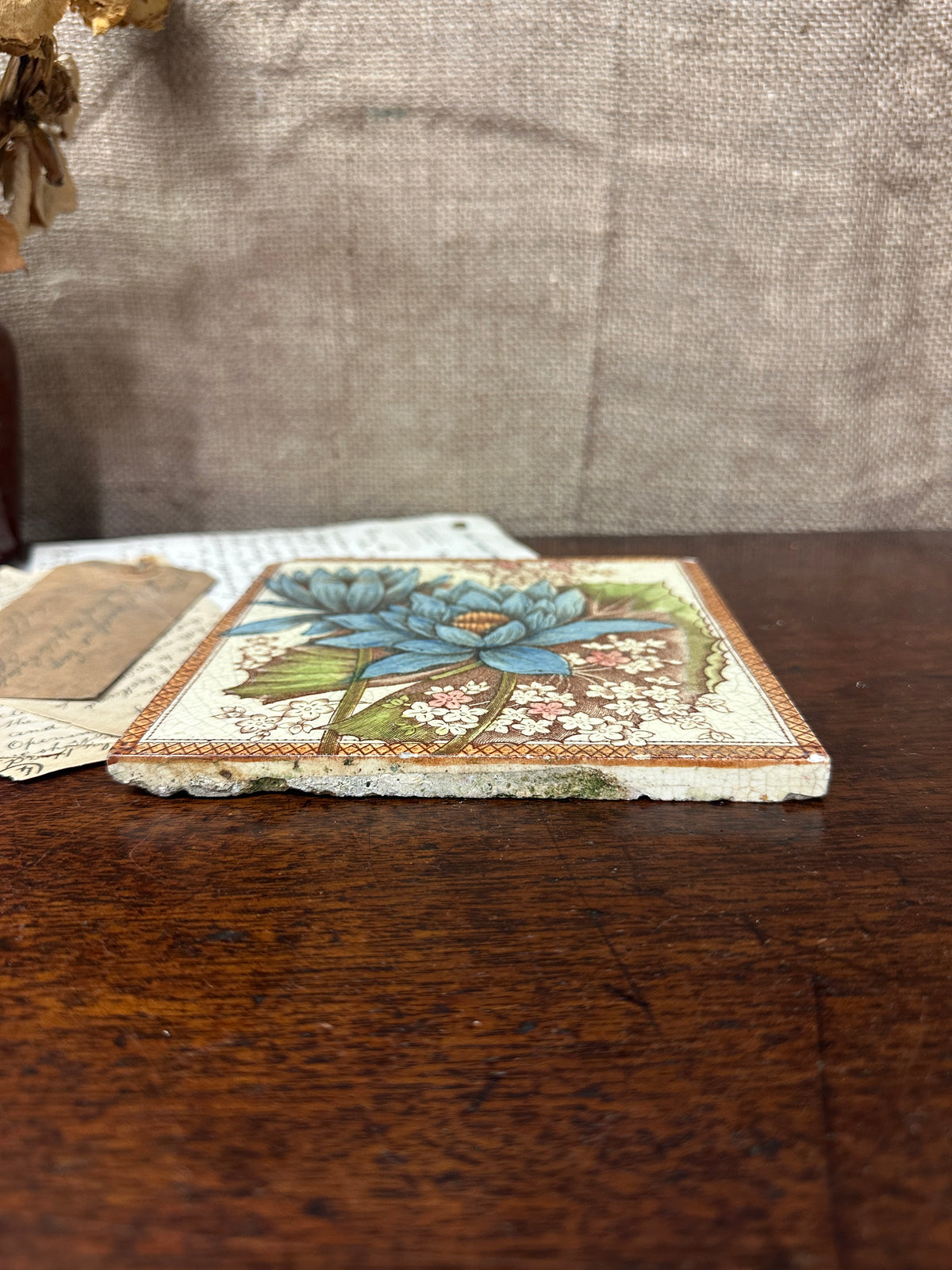 Vintage English Coaster Tile