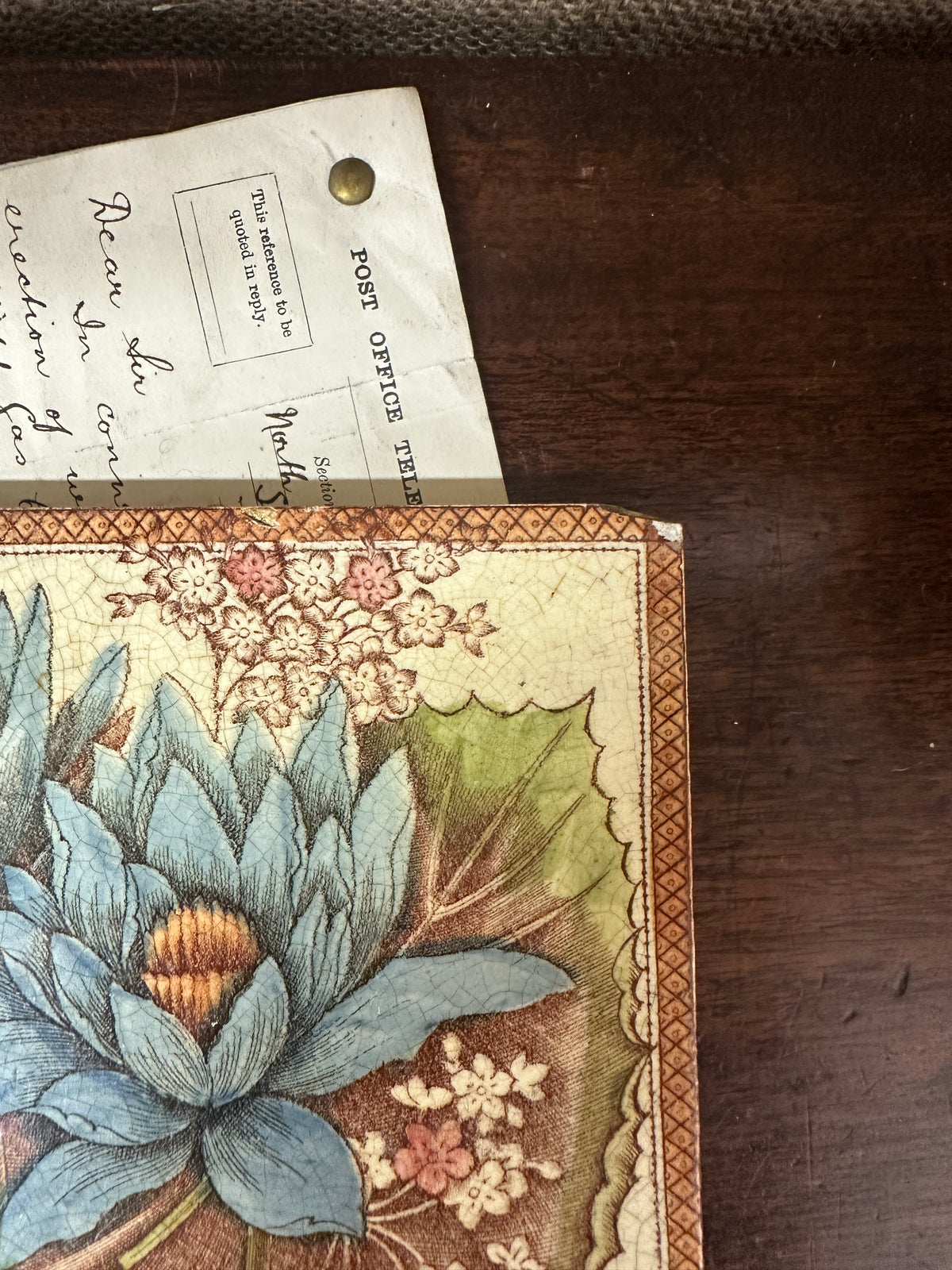 Vintage English Coaster Tile