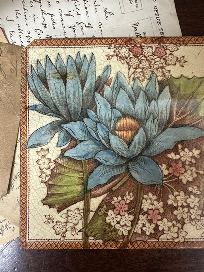Vintage English Coaster Tile