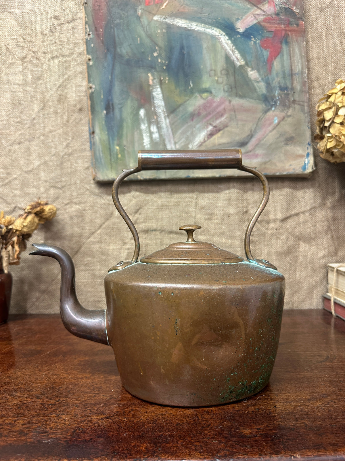 Antique Copper Kettle
