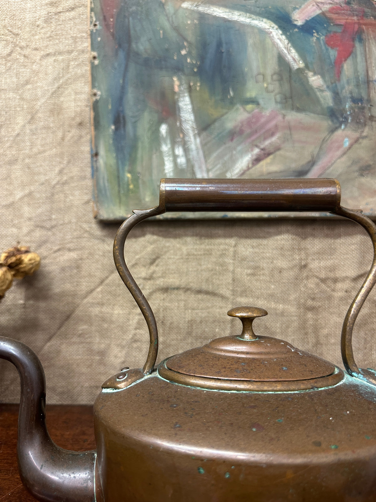 Antique Copper Kettle