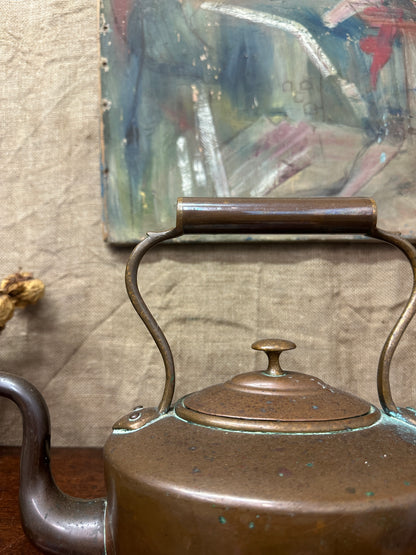 Antique Copper Kettle