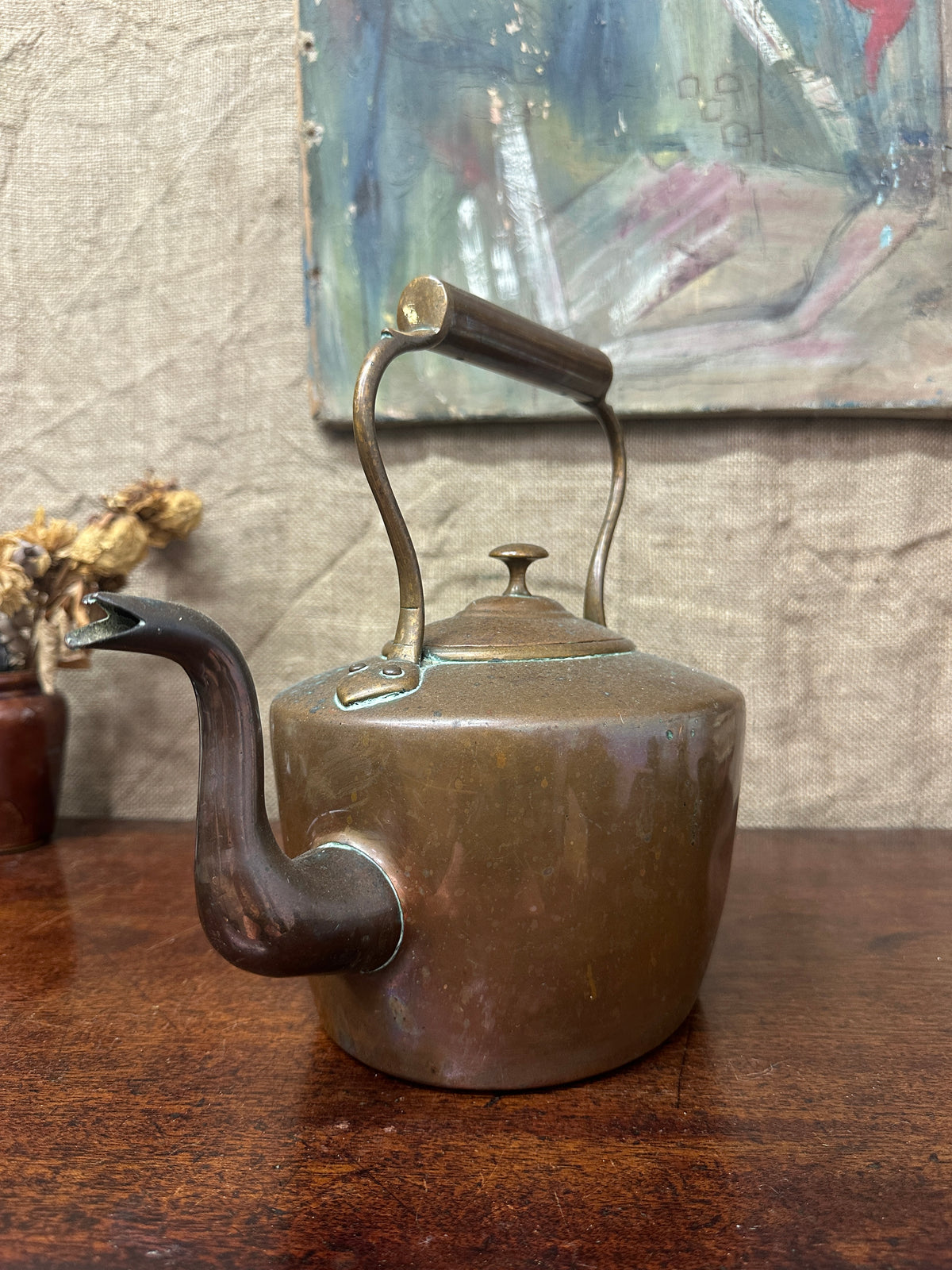 Antique Copper Kettle