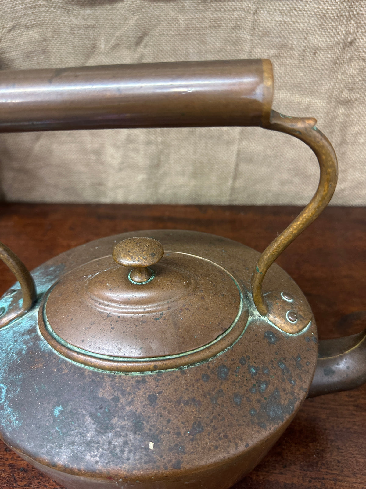 Antique Copper Kettle