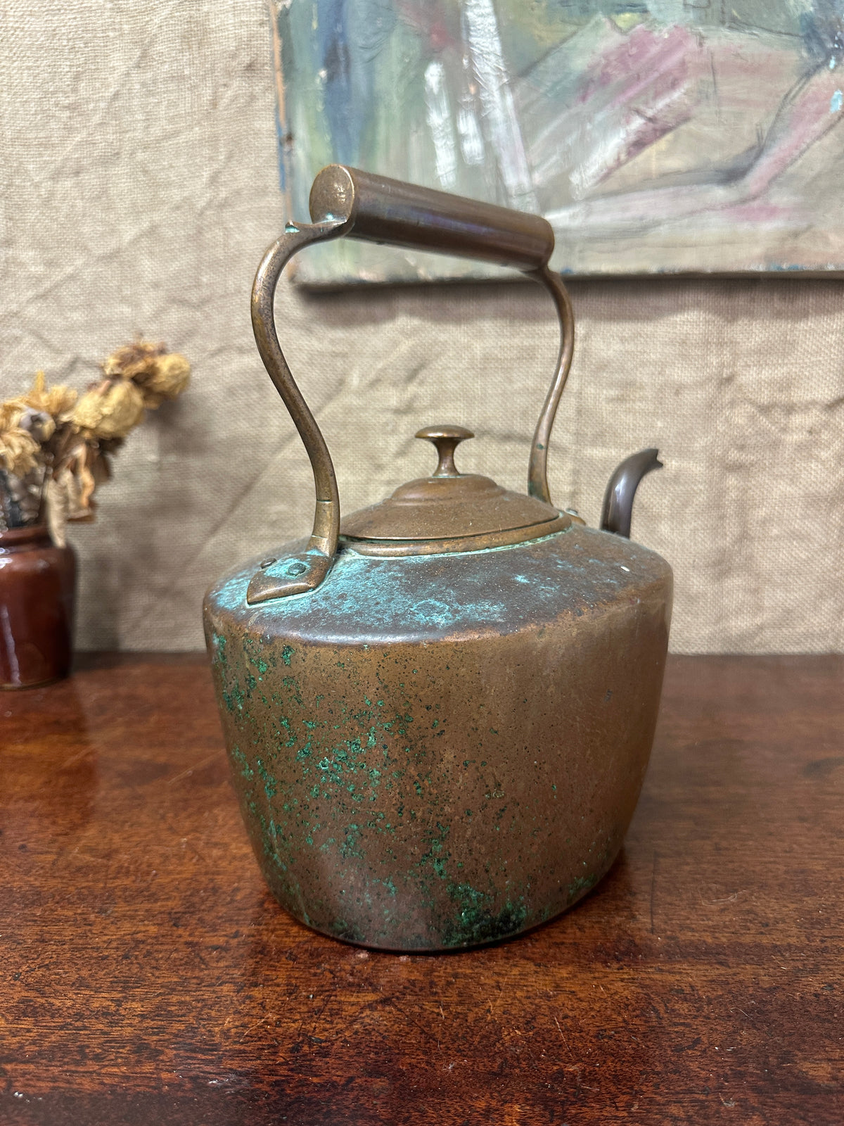 Antique Copper Kettle