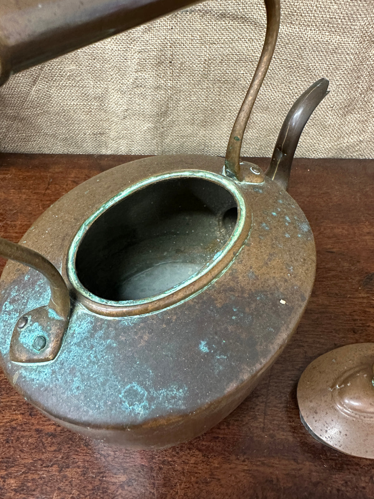 Antique Copper Kettle