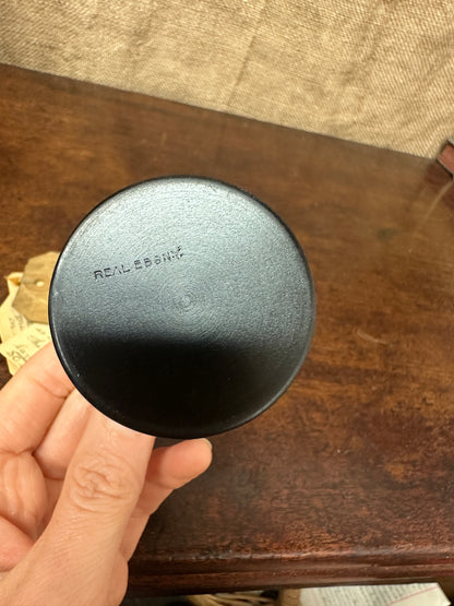 Victorian Black Ebony Trinket Dish