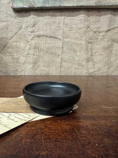 Black Victorian Ebony Trinket Dish