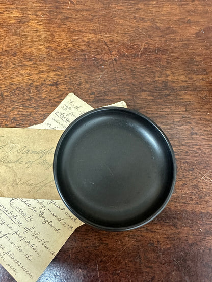 Black Victorian Ebony Trinket Dish