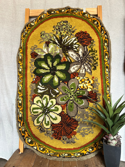 Mid-century Hand knotted Wool Rug