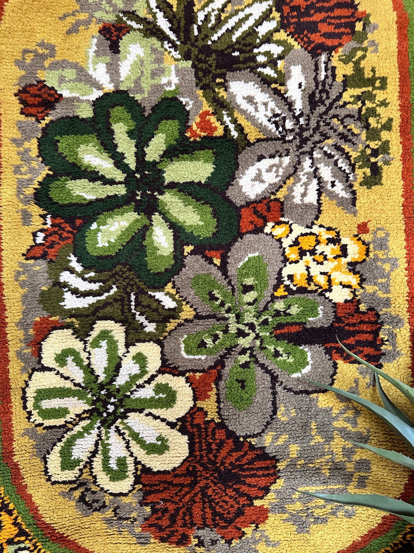 Mid-century Hand knotted Wool Rug