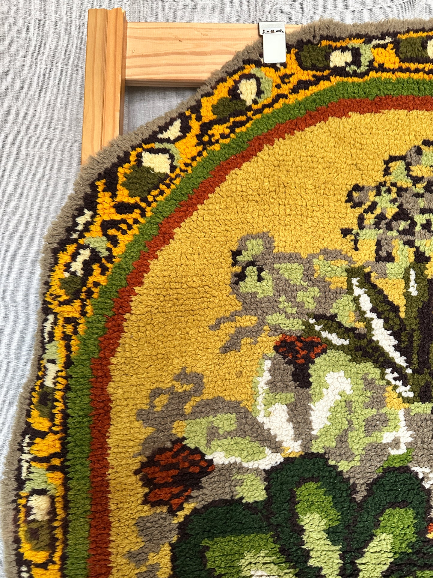 Mid-century Hand knotted Wool Rug