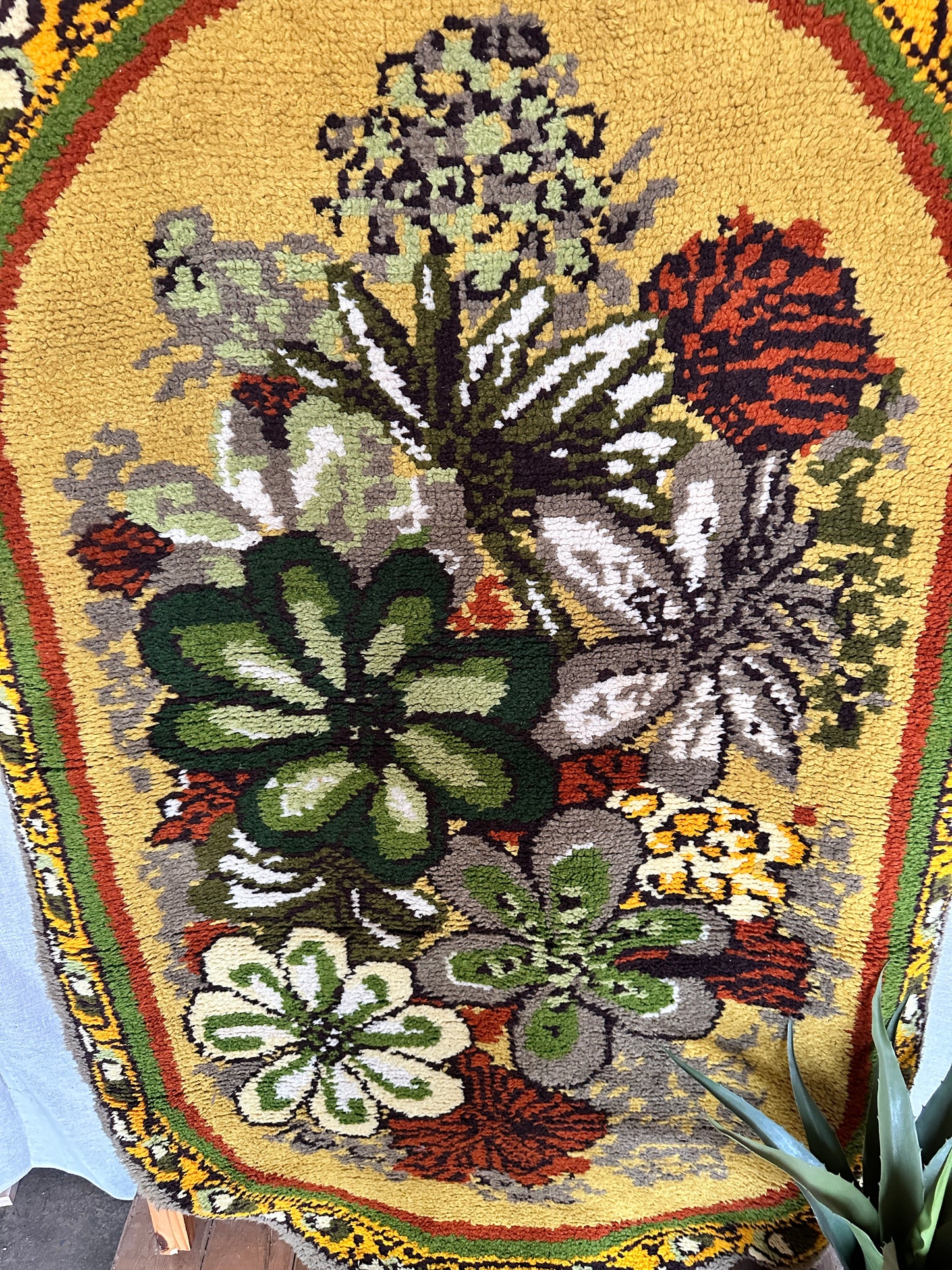 Mid-century Hand knotted Wool Rug