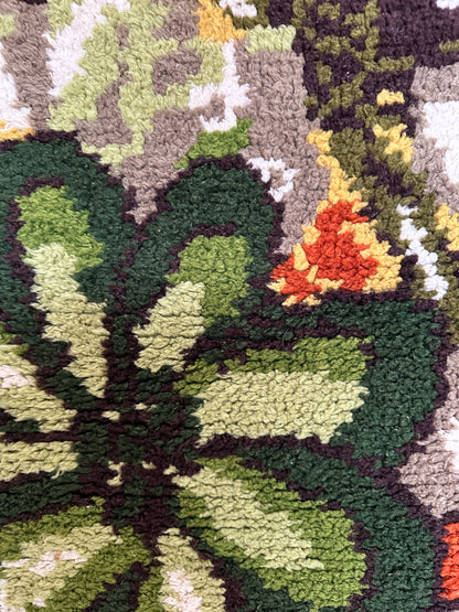 Mid-century Hand knotted Wool Rug