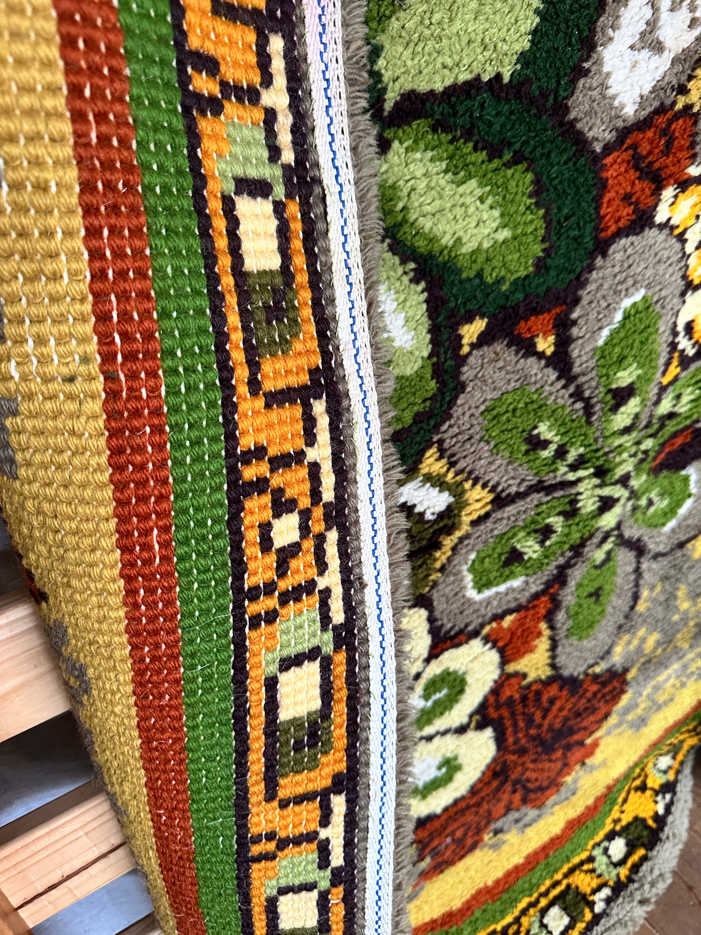 Mid-century Hand knotted Wool Rug