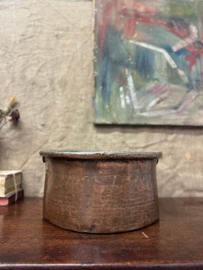 Antique Large Copper Planter